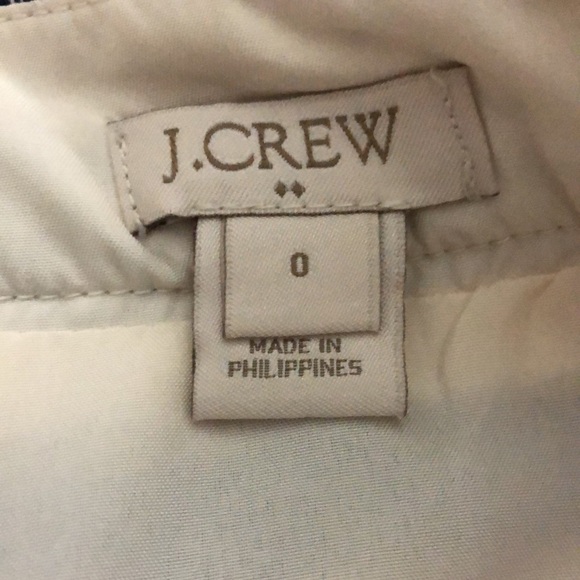 Navy blue and ivory striped skirt - Picture 3 of 3